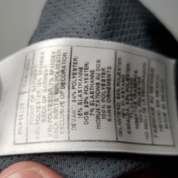 Nike fit pro large black and grey athletic jersey - Picture 6 of 6